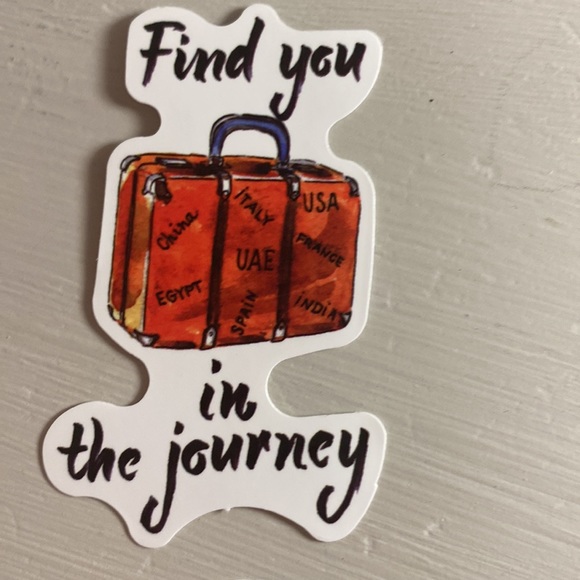 Set of 4.  Travel vinyl stickers. - Picture 4 of 5